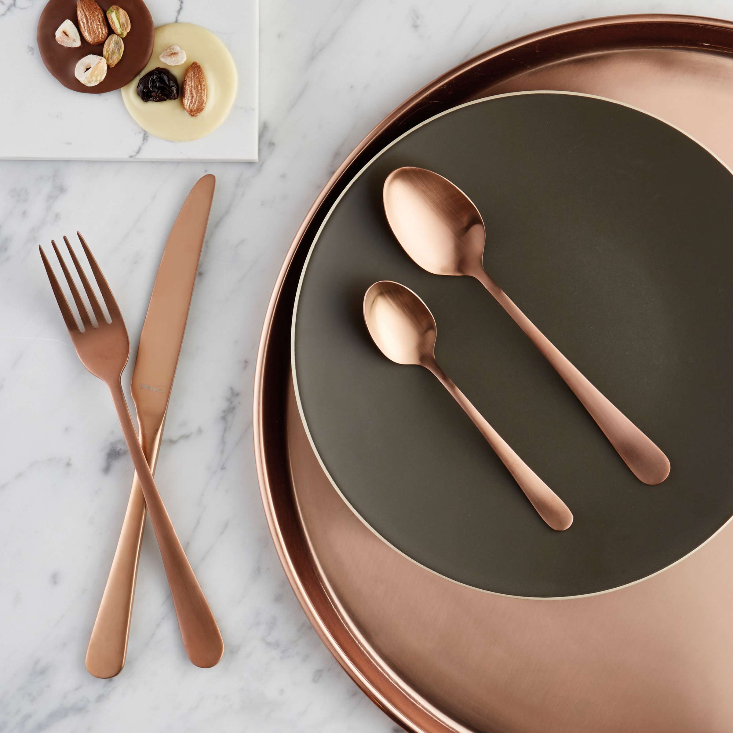 AUSTIN Cutlery Set 16-pieces PVD copper