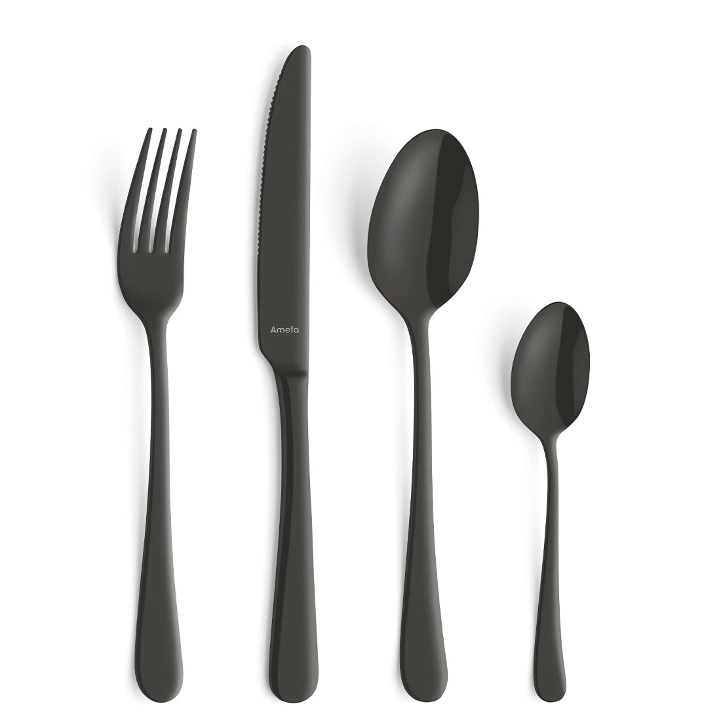 AUSTIN Cutlery Set 16-pieces PVD black