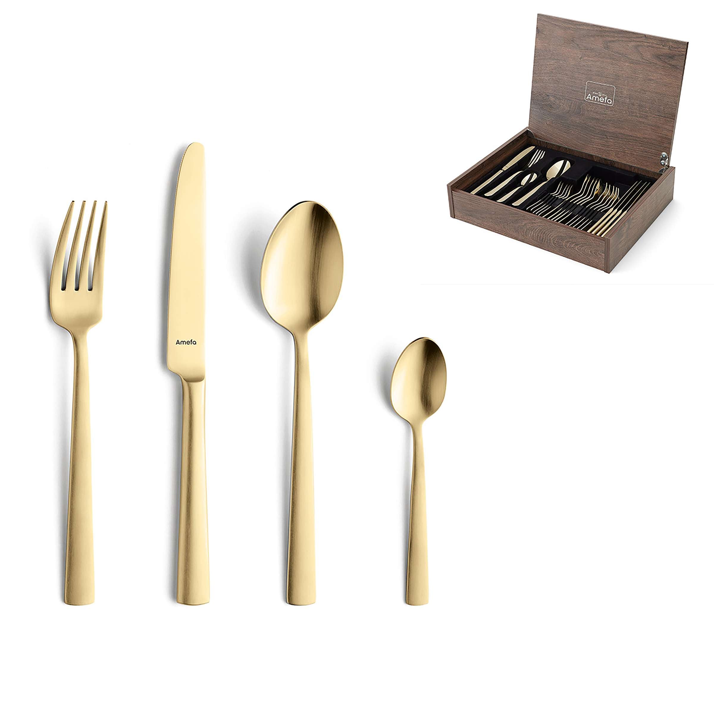 VENTURA Cutlery Set 24-pieces PVD gold