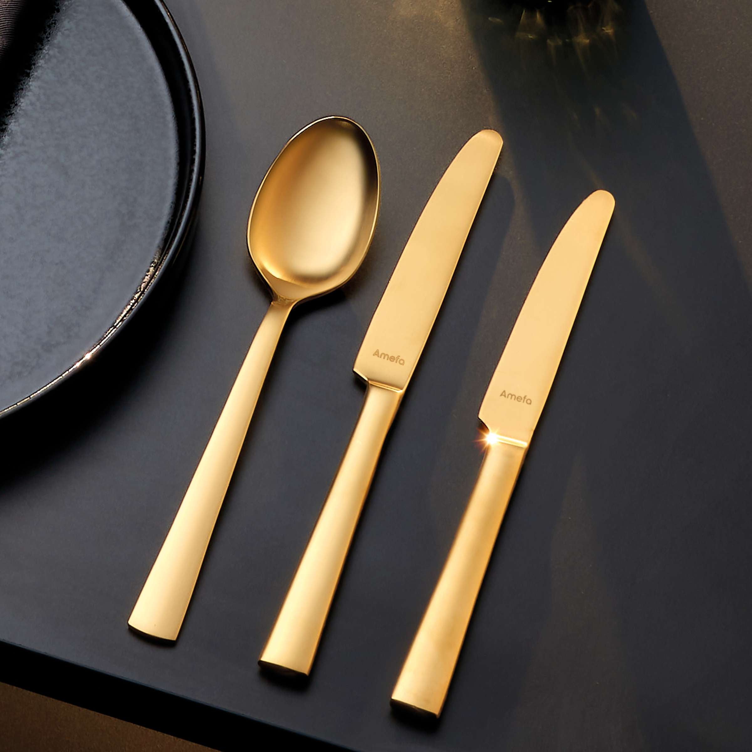 VENTURA Cutlery Set 24-pieces PVD gold