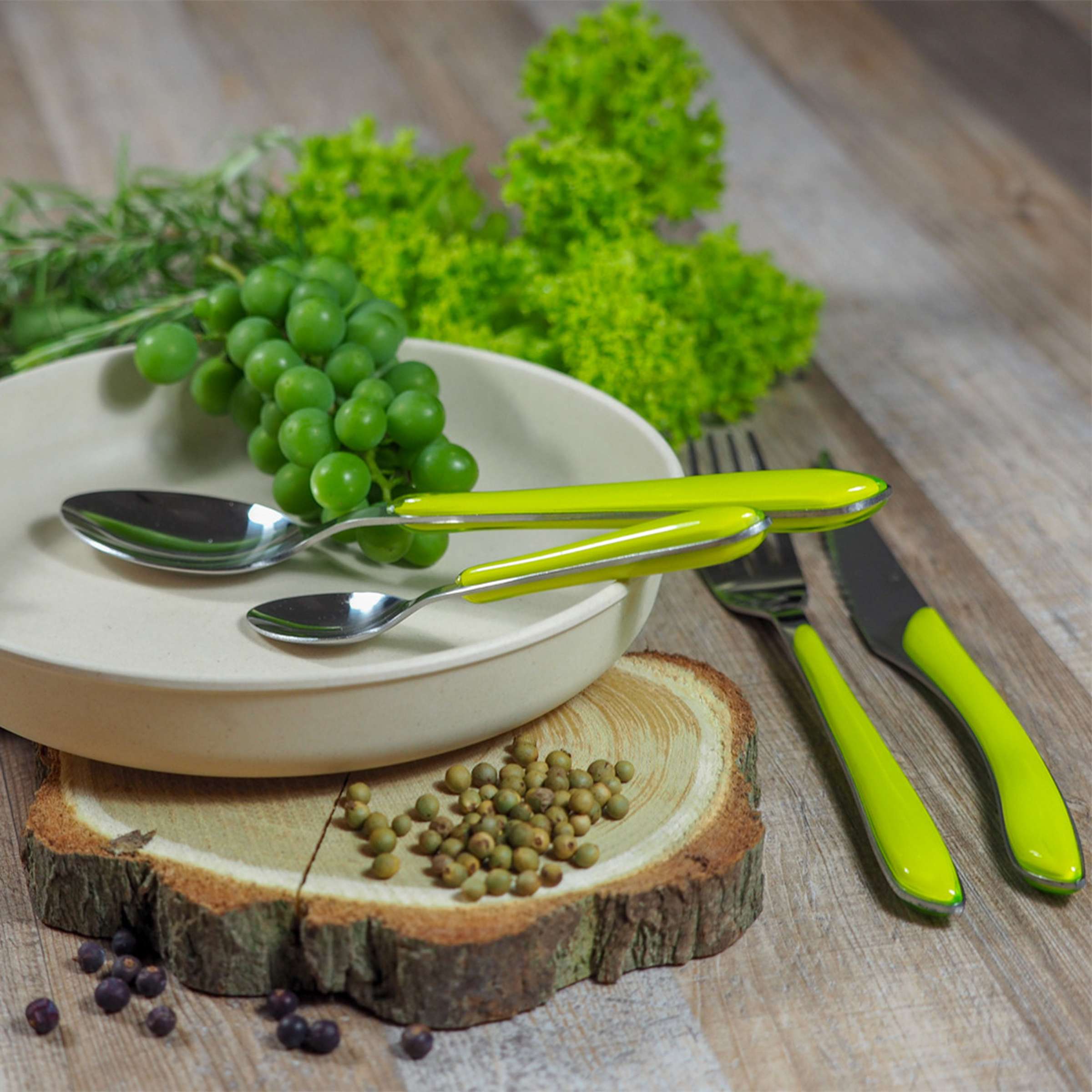 ECLAT Cutlery Set 24-pieces anise green