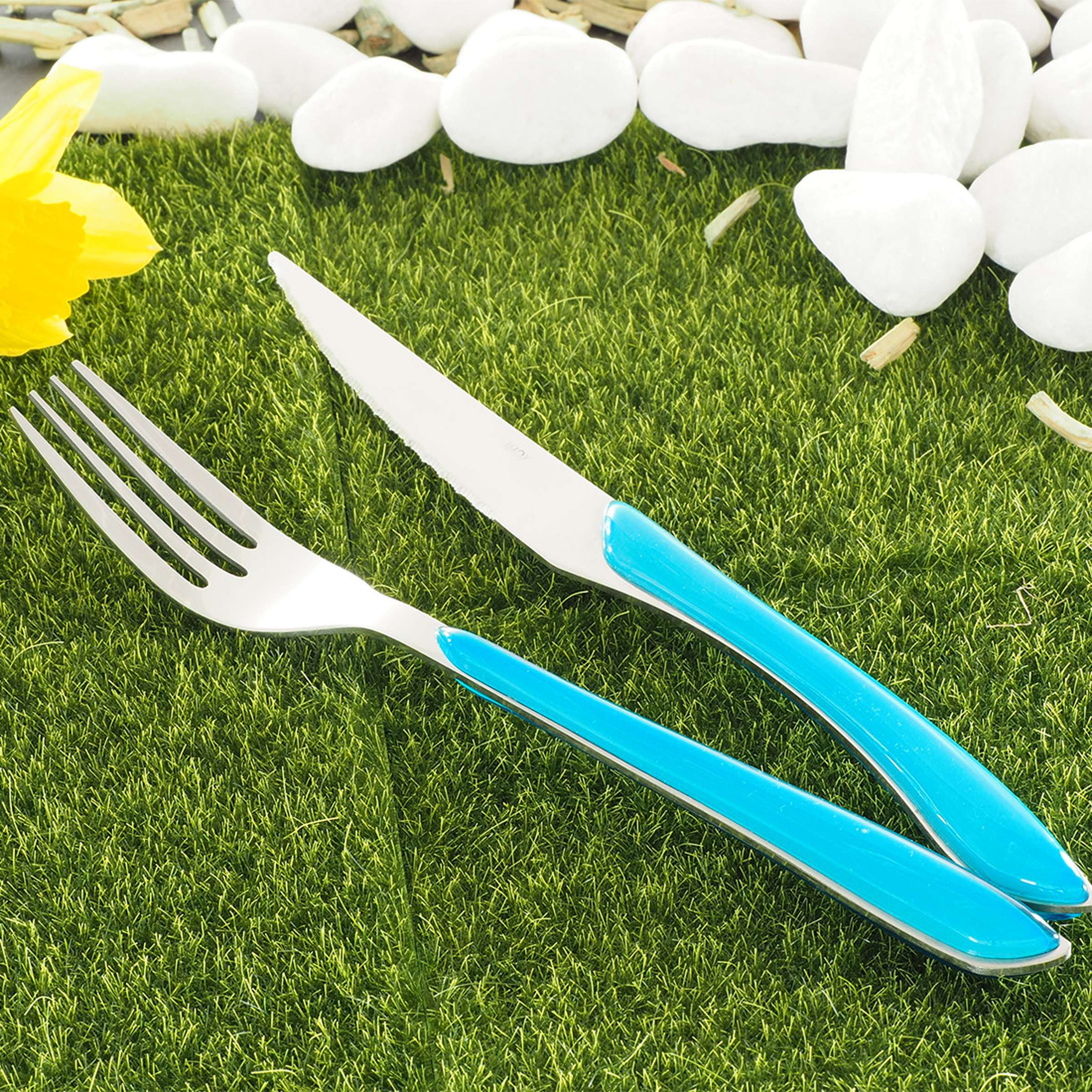 ECLAT Besteckset 24-teilig türkis