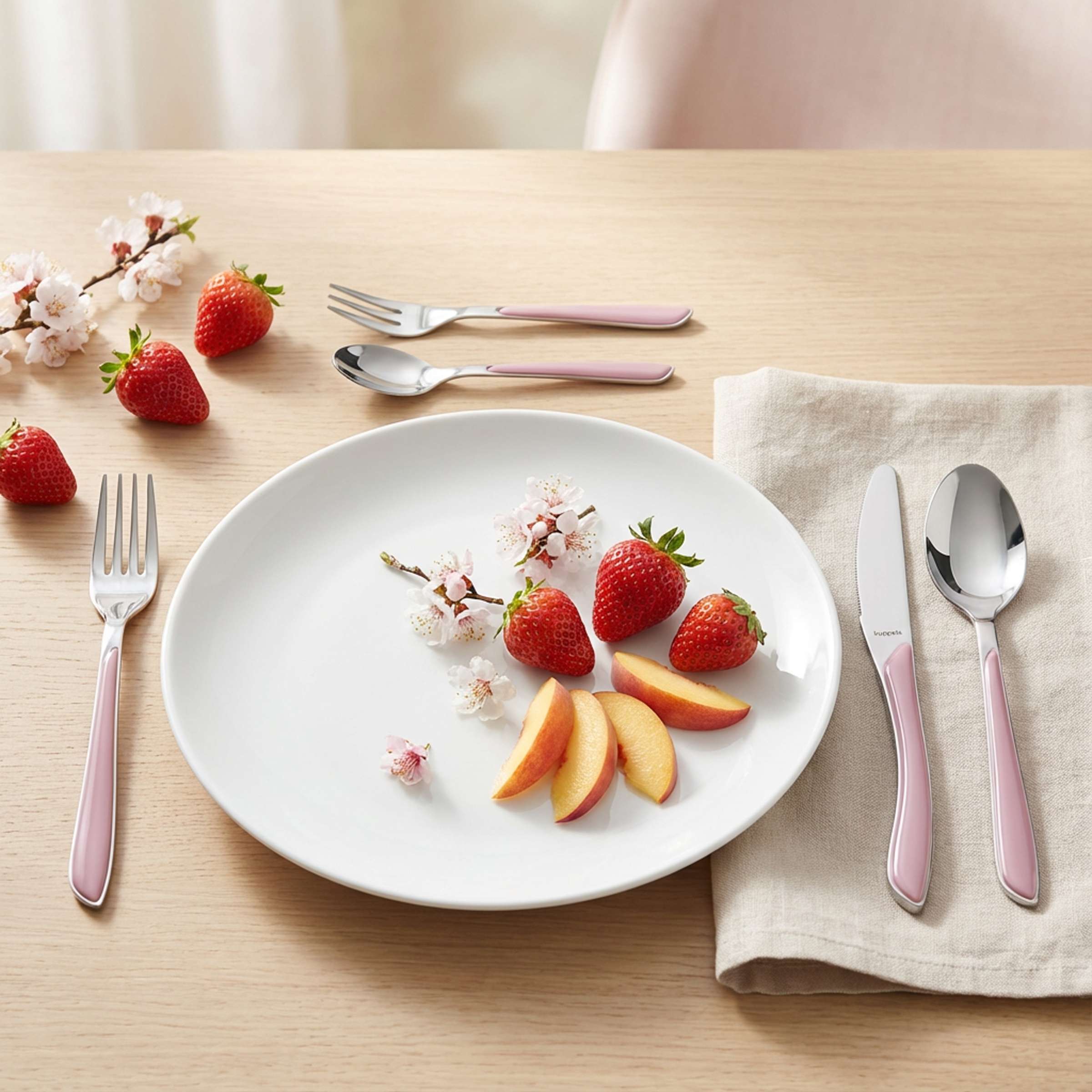 PRISMA Besteckset 24-teilig altrosa