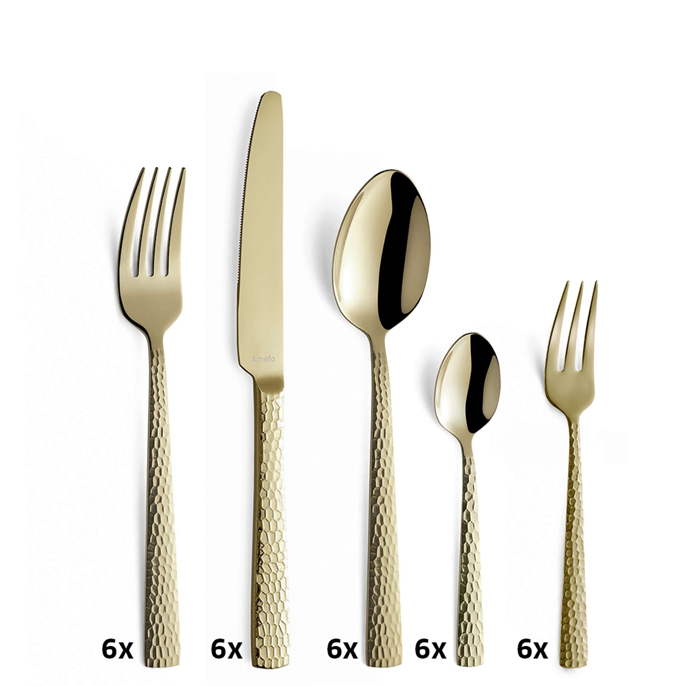 FELICITY Cutlery Set 30-pieces PVD champagne