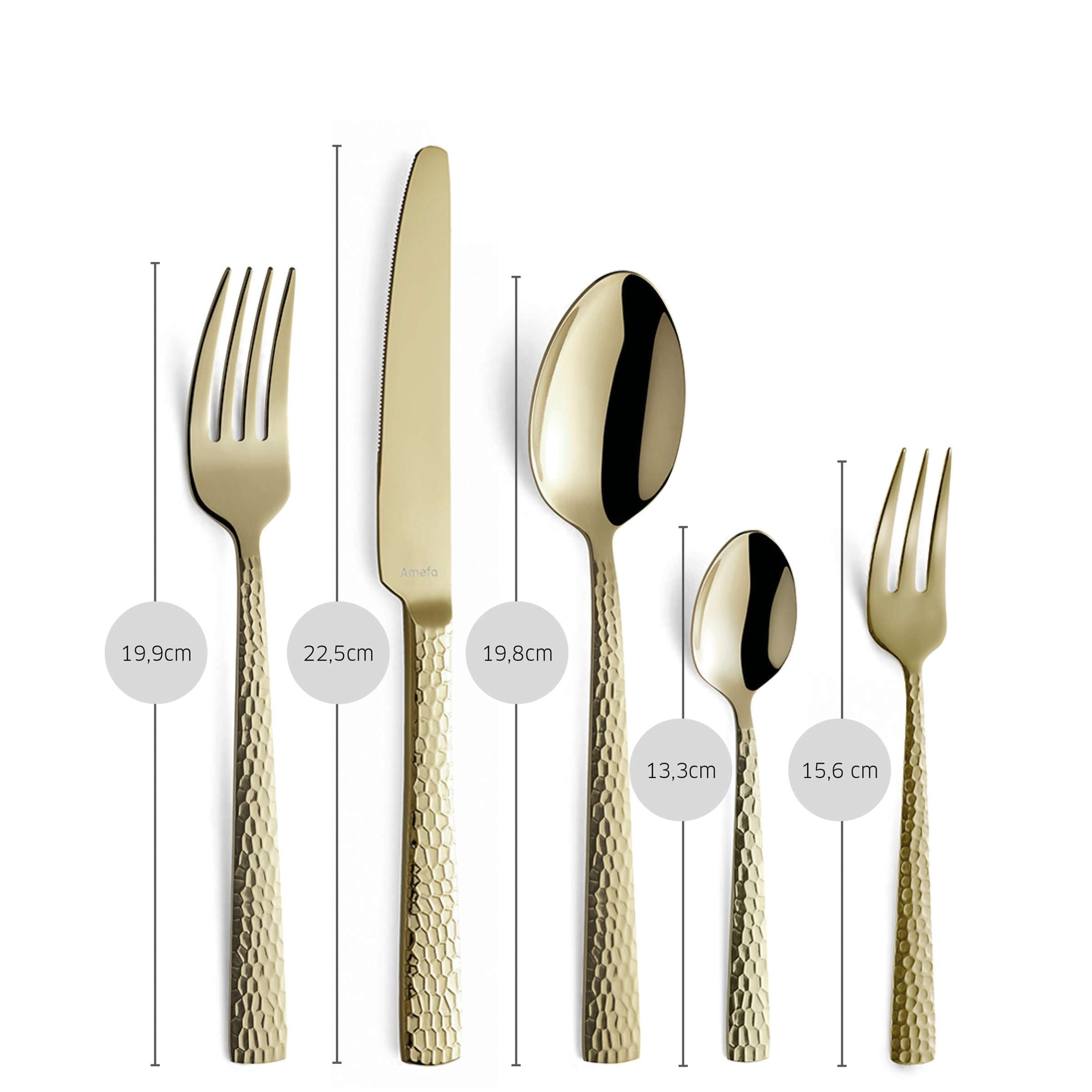 FELICITY Cutlery Set 30-pieces PVD champagne