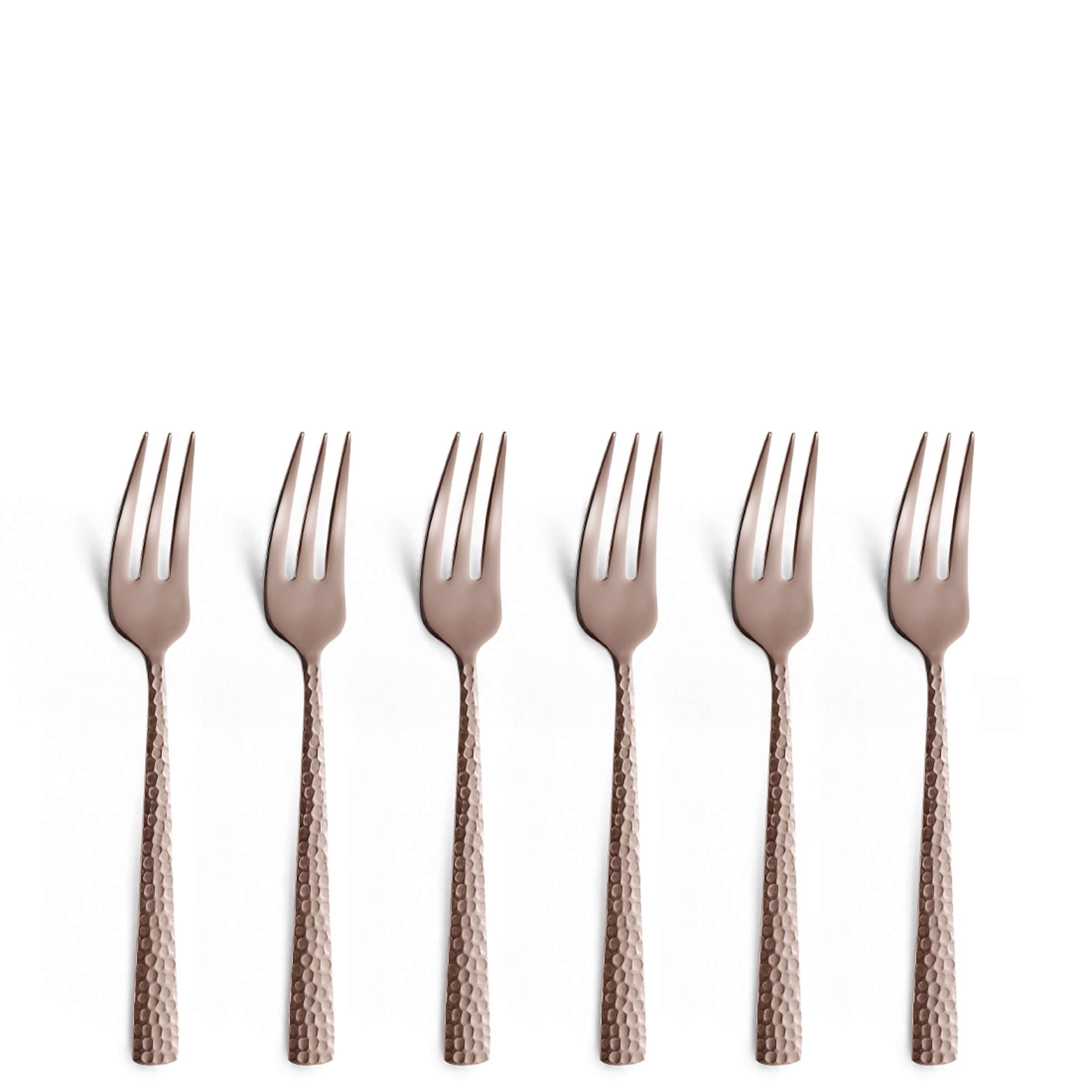 FELICITY Kuchengabel Set 6-teilig PVD rosé