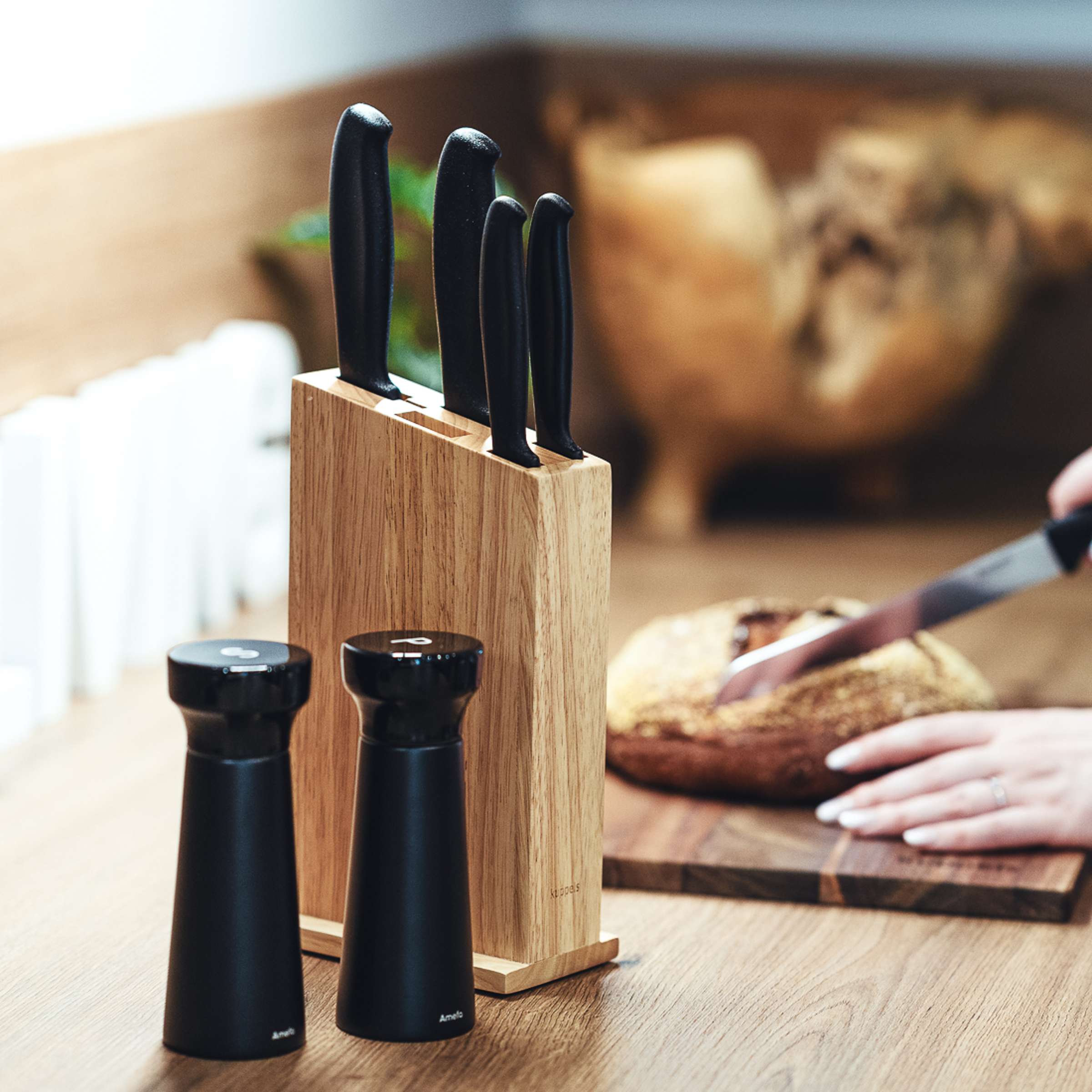 BASIC Knife Block 5-pieces