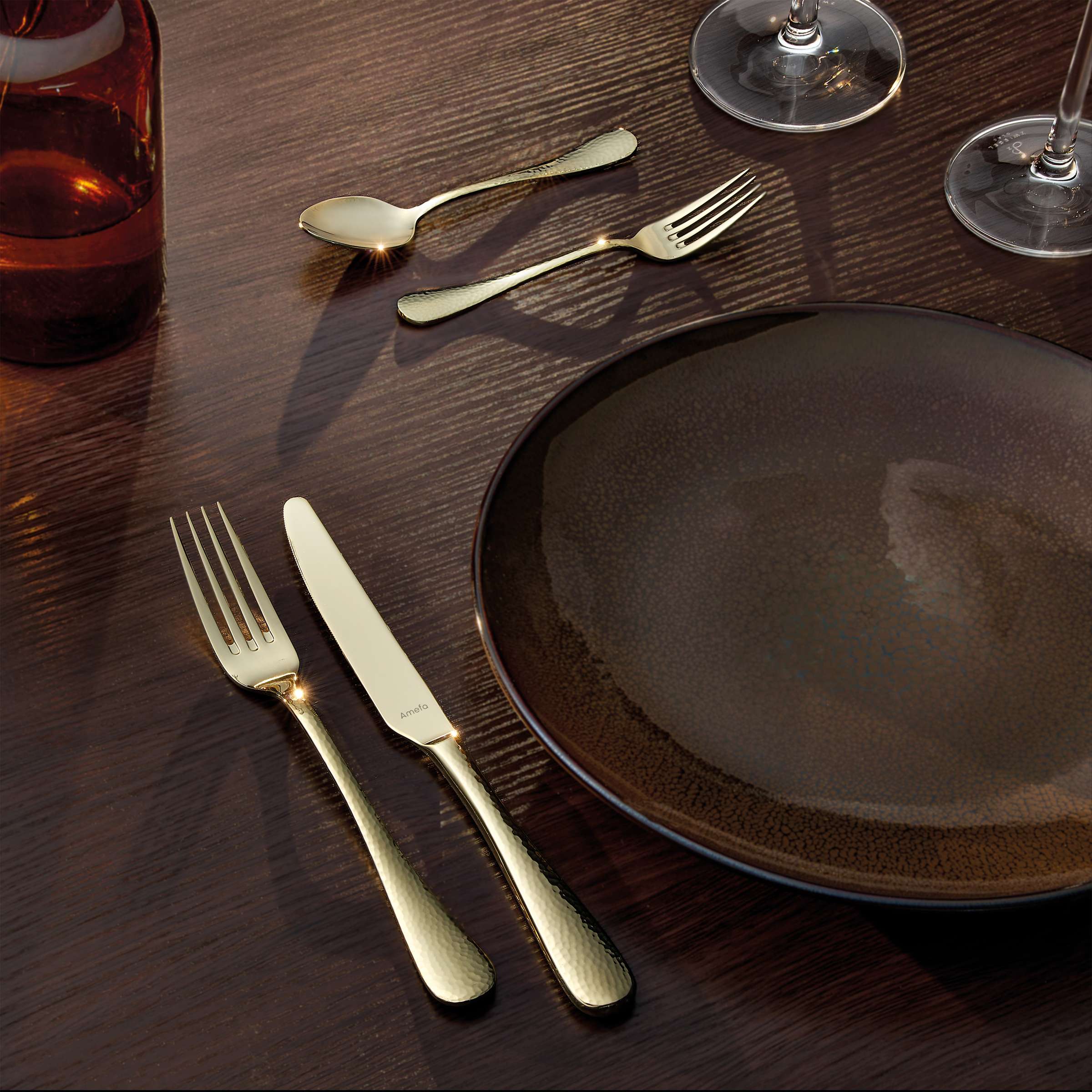 SIERRA Besteckset 30-teilig PVD champagner