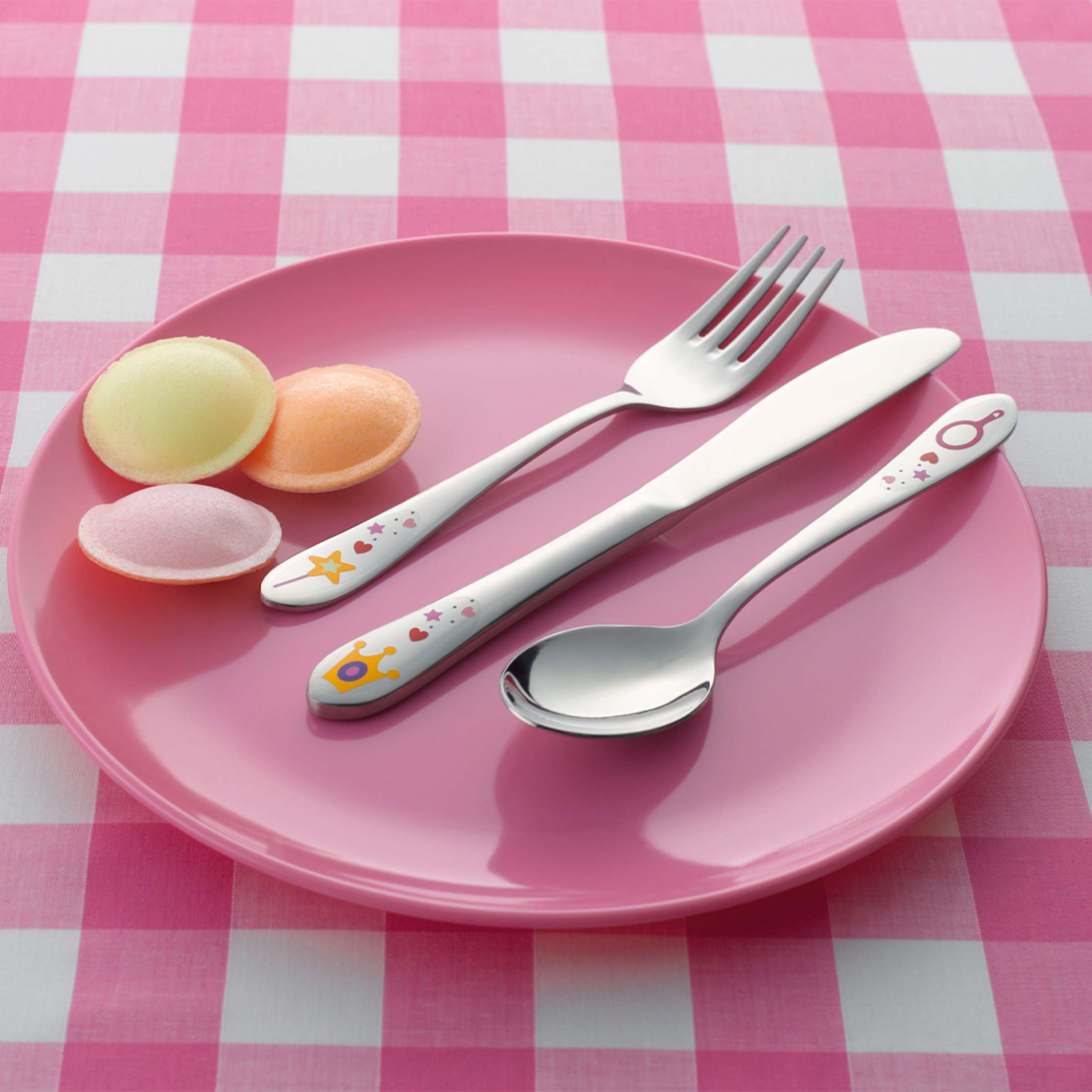 VIENNA (+ FOOTIE AND PRINCESS) Children`s Cutlery 3-pieces