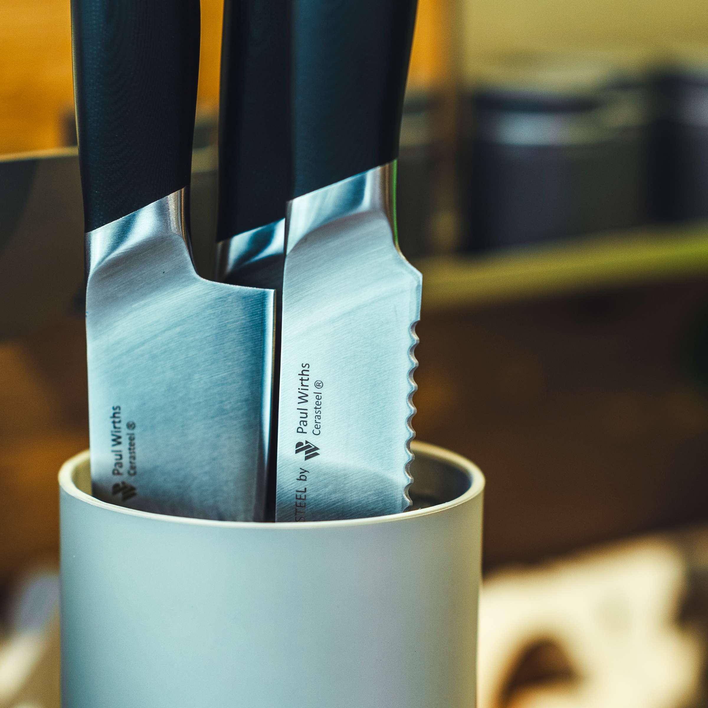 ALL4ONE Knife Block with bristle insert