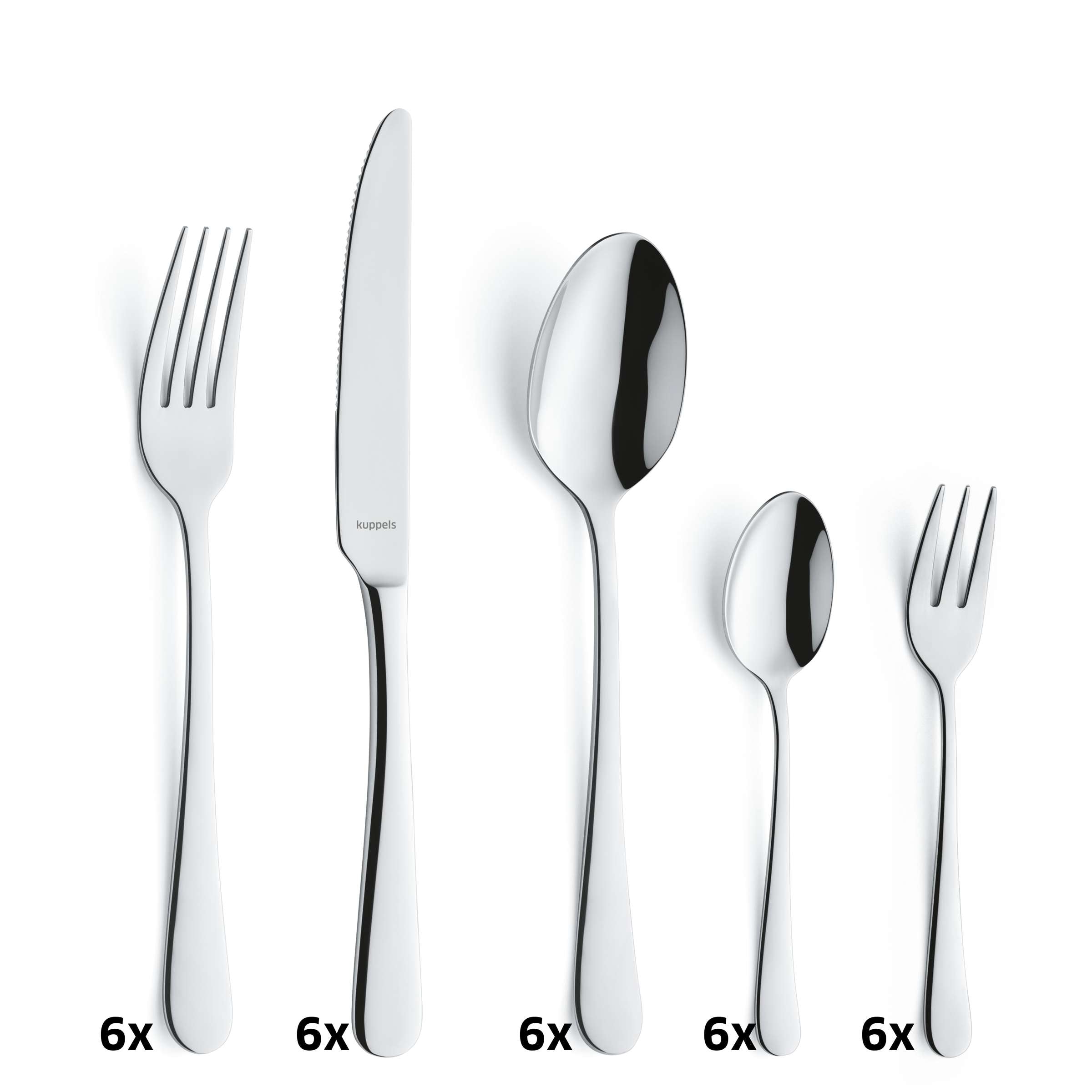 DELIA Cutlery Set 30-pieces Stainless