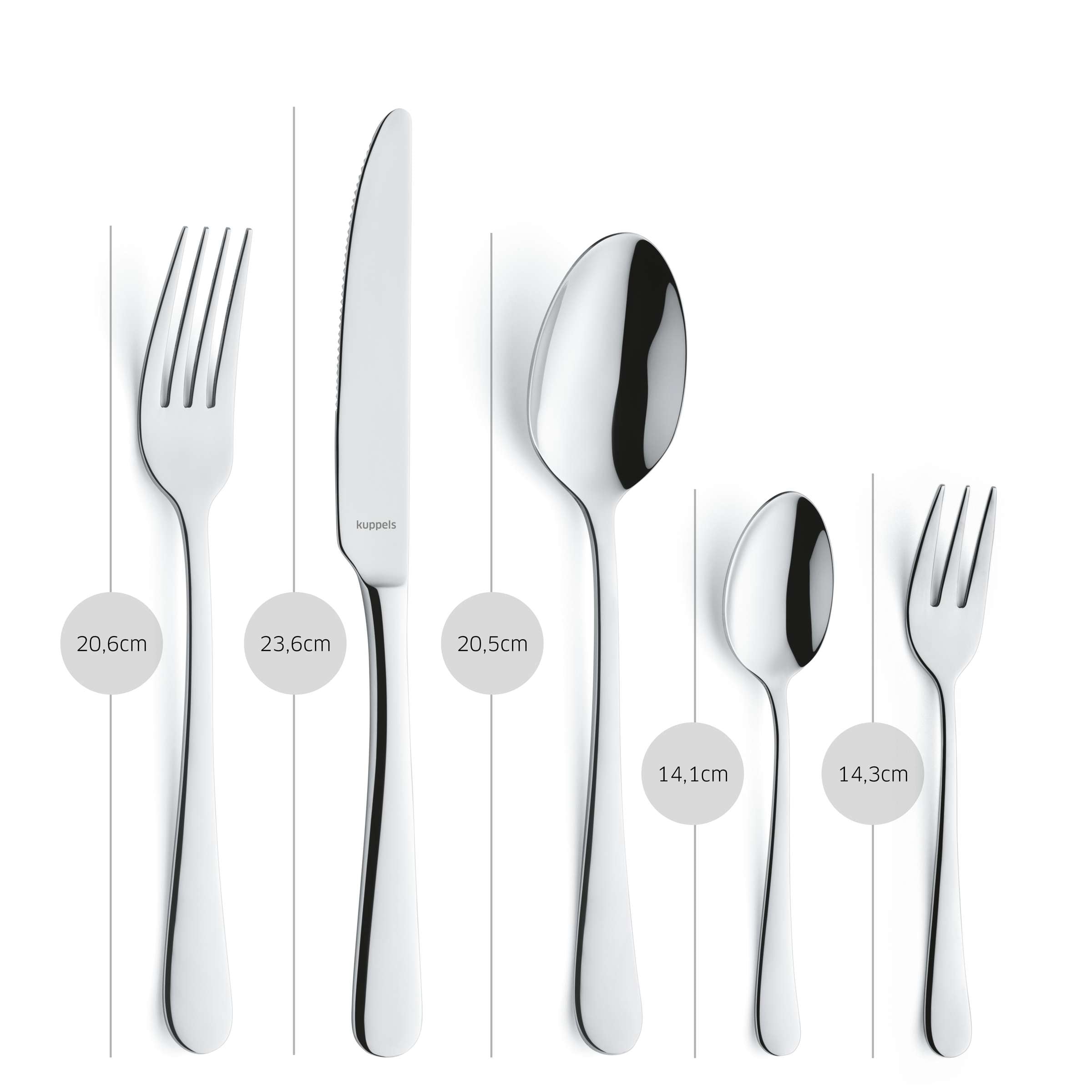 DELIA Cutlery Set 30-pieces Stainless