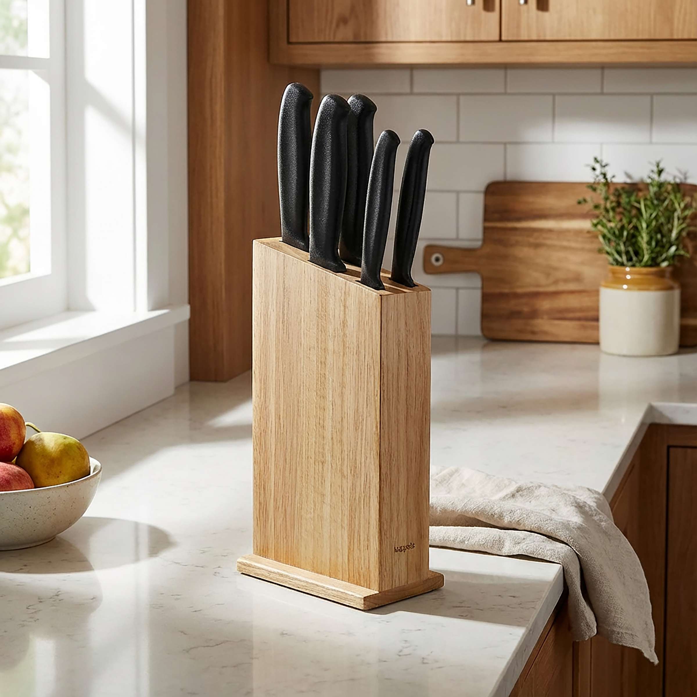 BASIC Knife Block 5-pieces