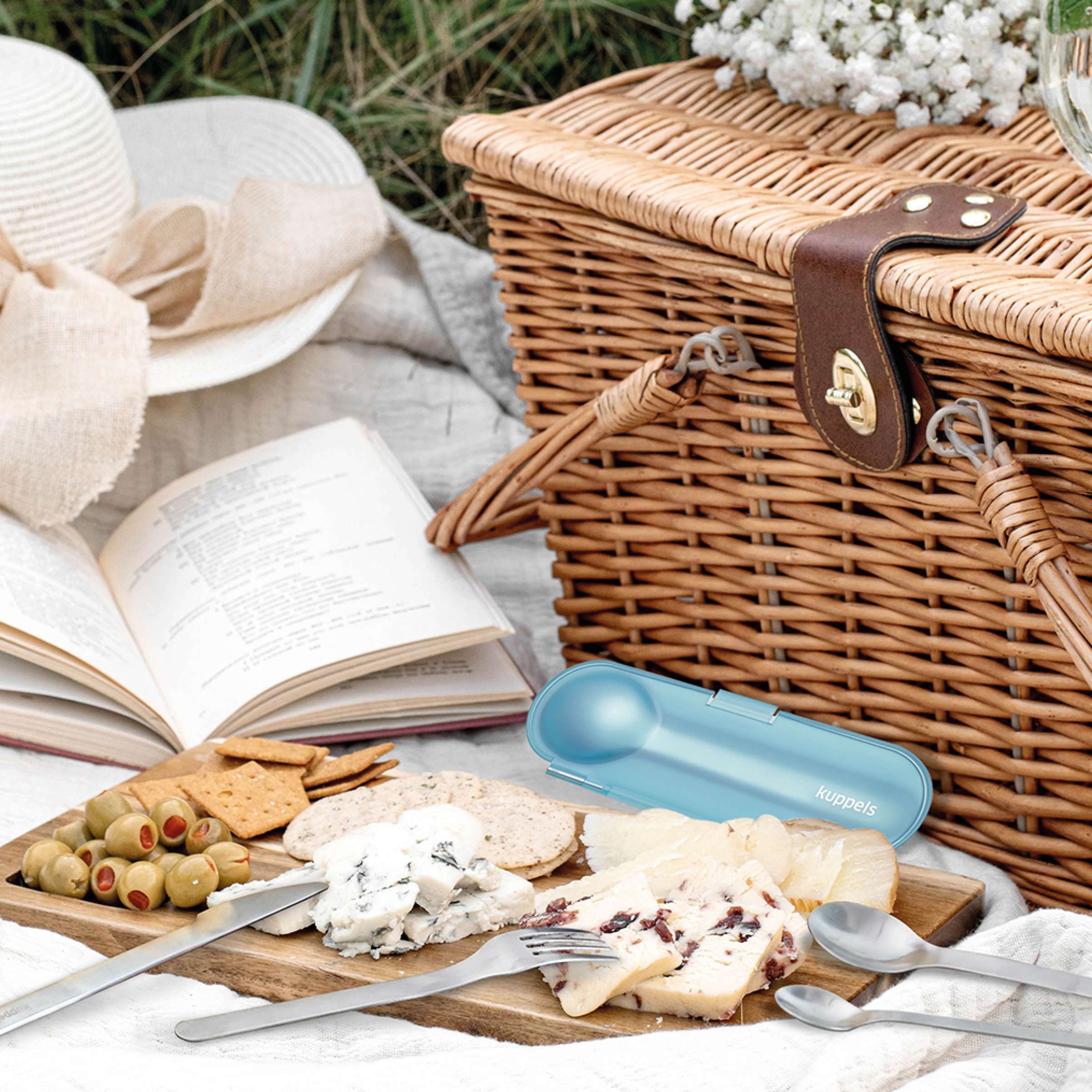 2GO Cutlery Set 4-pieces mint