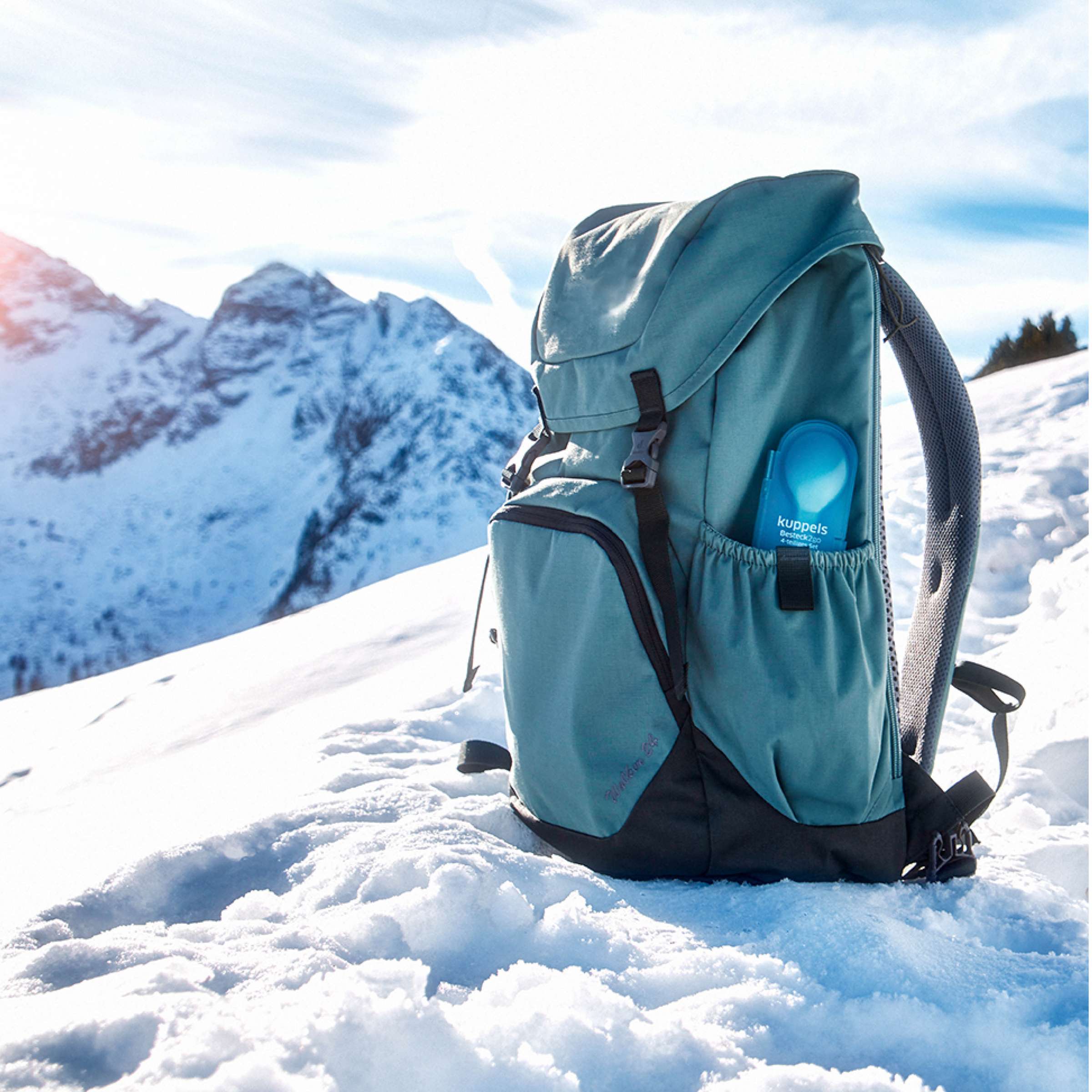 2GO Cutlery Set 4-pieces mint