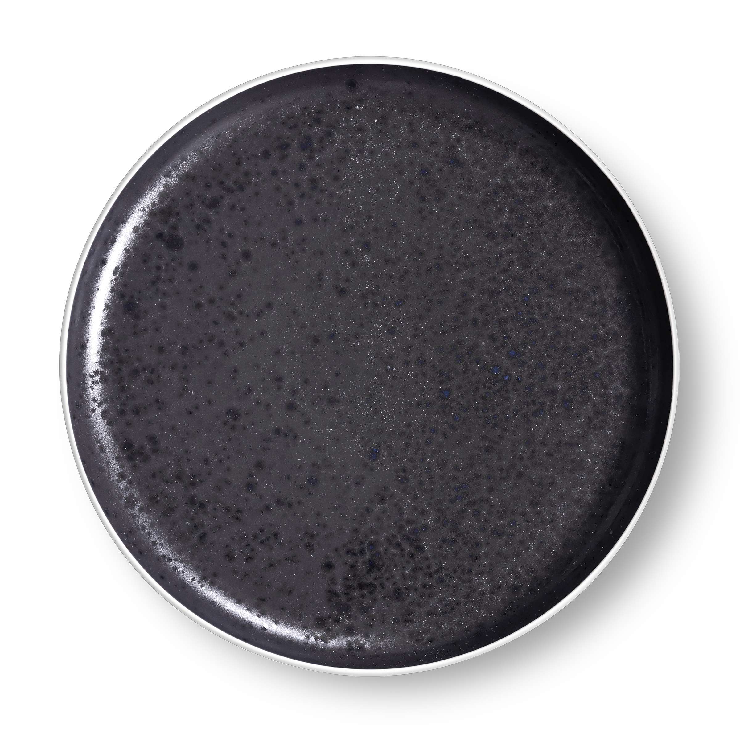 ASTER GRANITE Dinner Plate black,white 6 Stück
