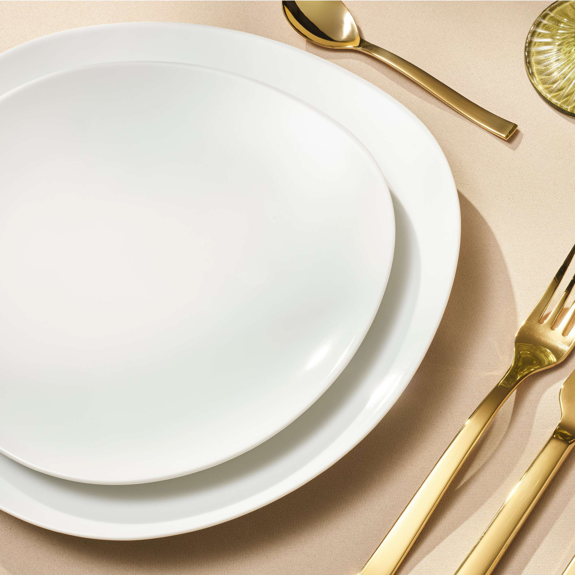 SVEN WHITE Geschirr Set weiß 18-teilig