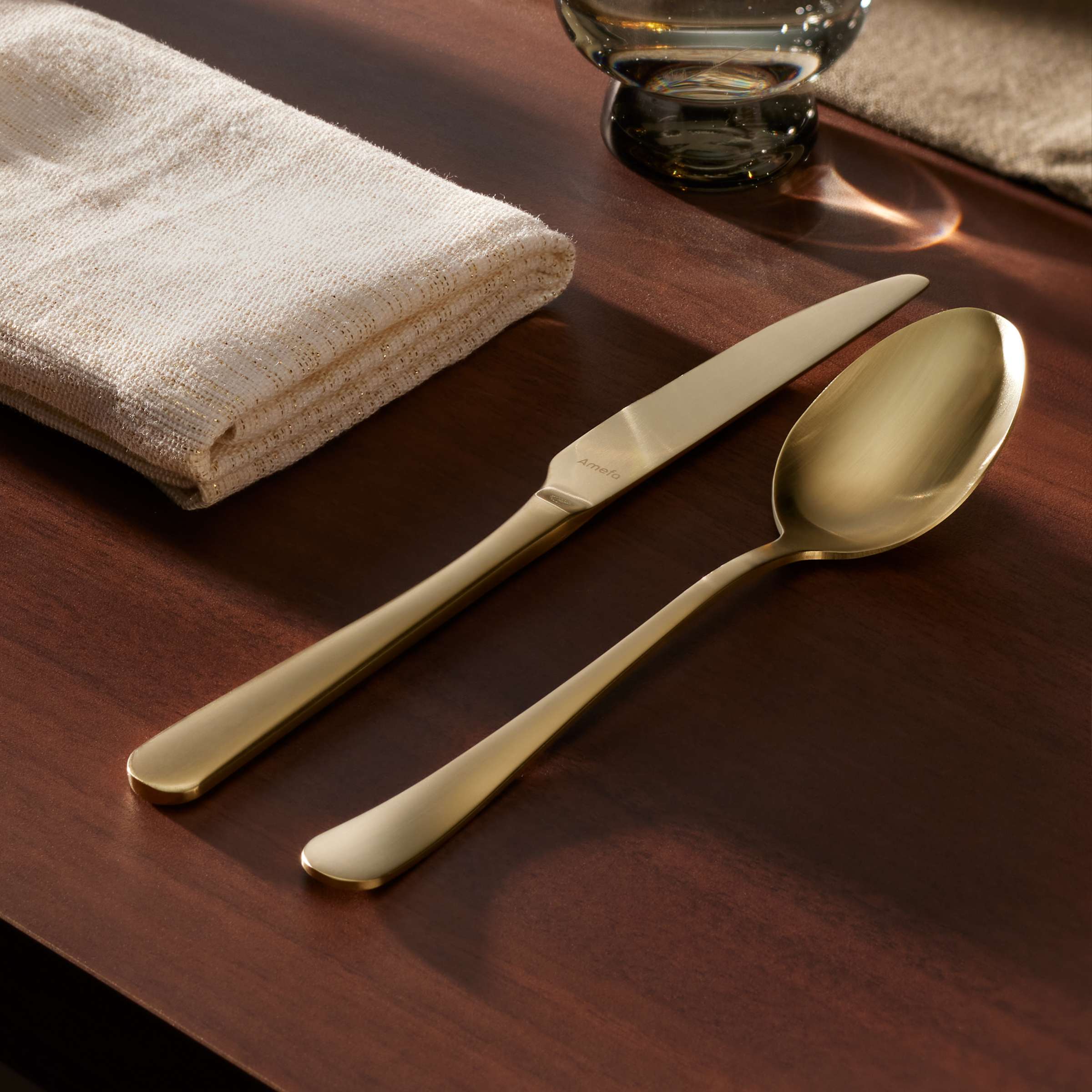 AUSTIN Cutlery Set 16-pieces PVD champagne