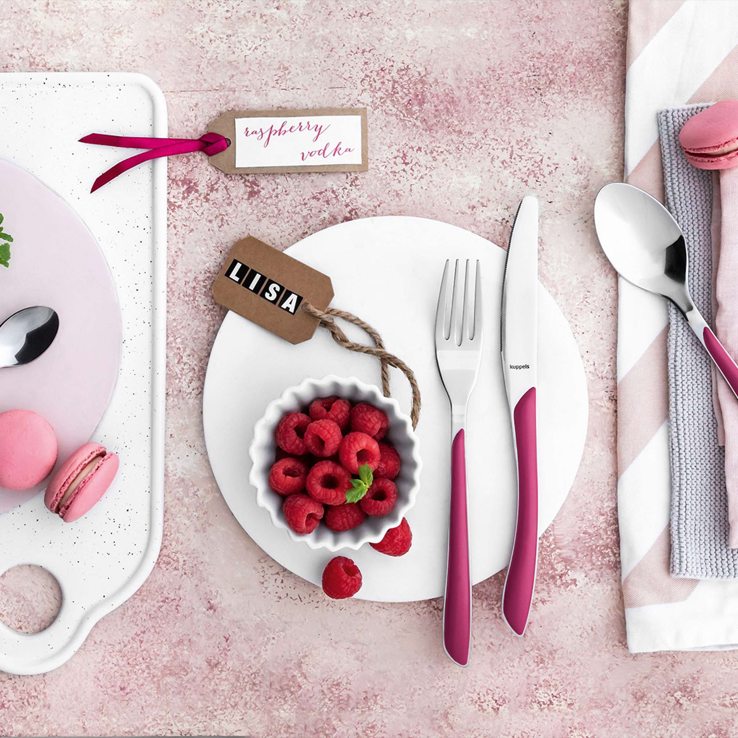 PRISMA Menülöffel himbeerrot