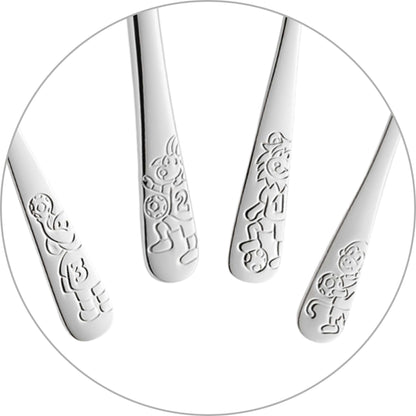 FUßBALLFREUNDE Kinderbesteck Set 4-teilig