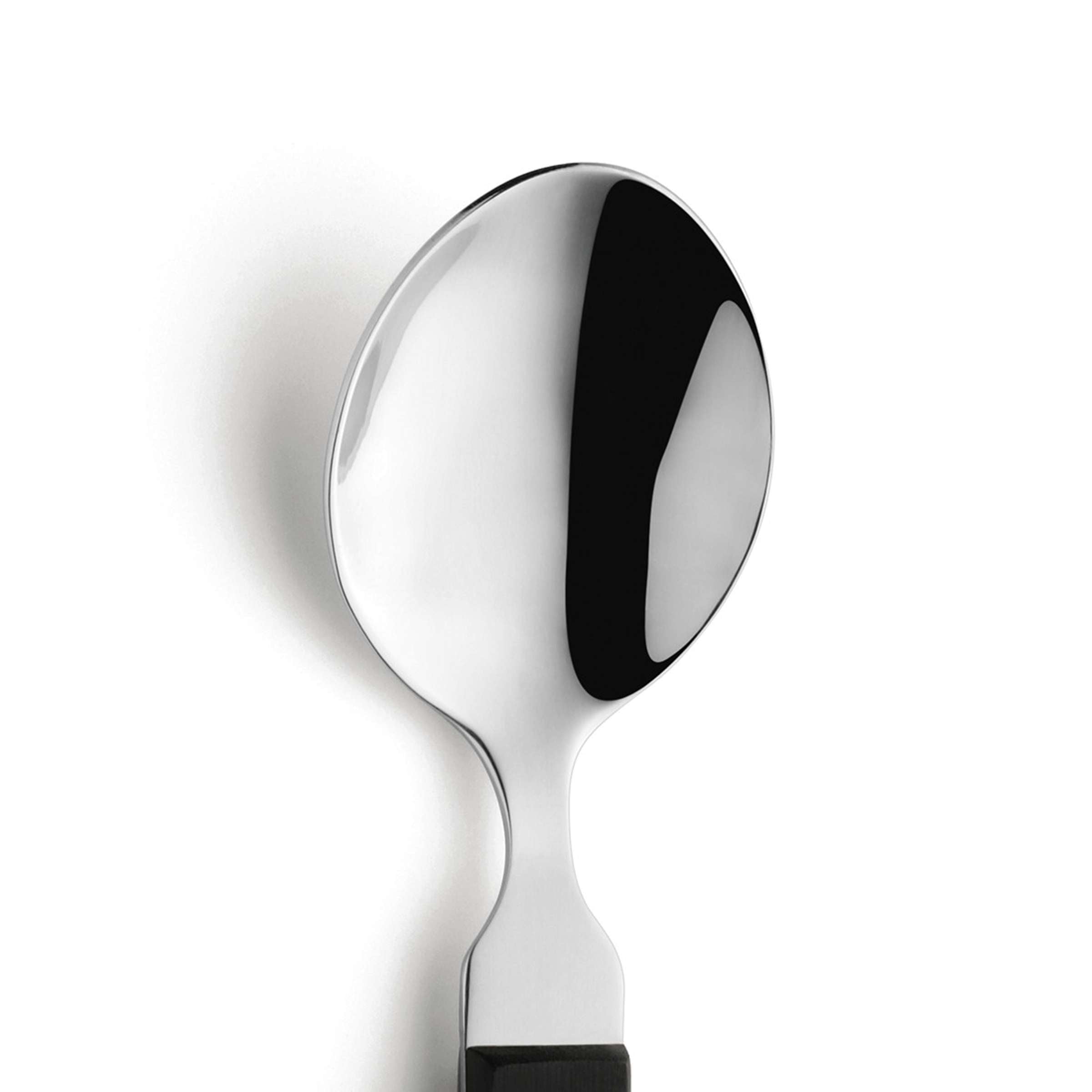 Pizza menu lepelset, 6-delig, zwart