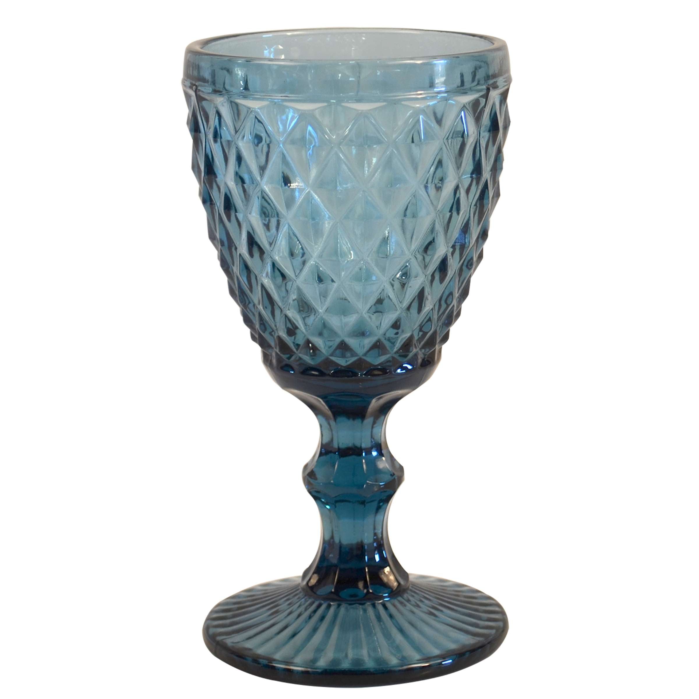 DIAMOND Wineglas blue