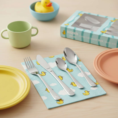 DUCKS Children`s Cutlery 4-pieces