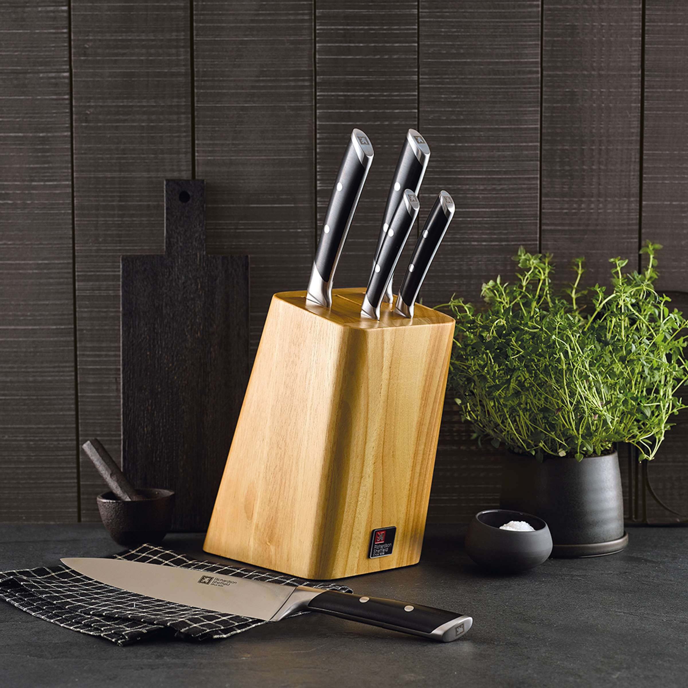 R:VISION Knife Block 5-pieces